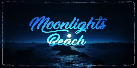 Moonlights on the Beach font