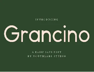 Grancino font