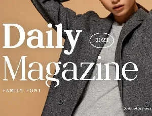 Daily Magazine Family font