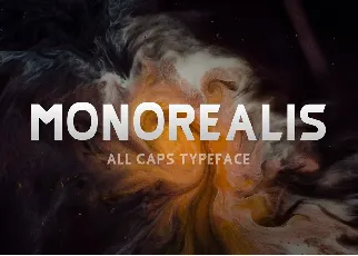 Monorealis Sans Serif Typeface font