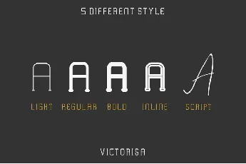 VICTORISA DEMO font