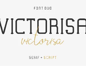 VICTORISA DEMO font