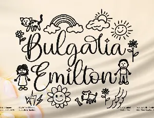 Bulgaria Emilton font