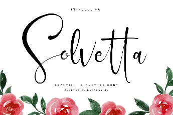 Solvetta font