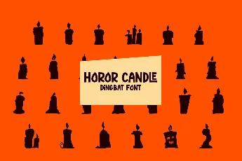 Horror Candle font