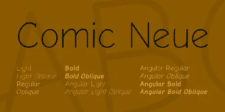 Comic Neue font