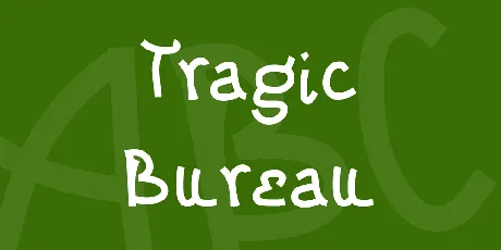 Tragic Bureau font