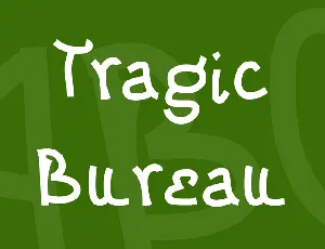 Tragic Bureau font