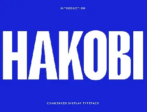 Hakobi font