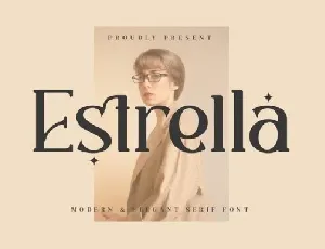 Estrella font