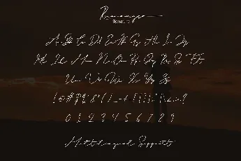 Rumangsa Handwritten font