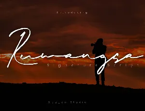 Rumangsa Handwritten font