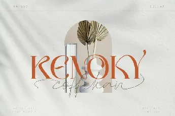 Kenoky Coffekan Duo font