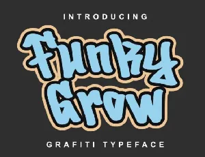 Funky Grow font