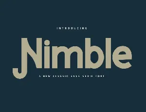 Nimble font