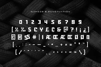 Racing font