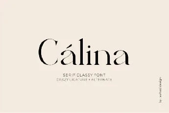 Calina Typeface font