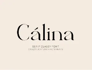 Calina Typeface font