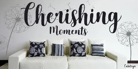 Cherishing Moments Free Download font