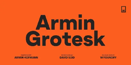 Armin Grotesk Family font