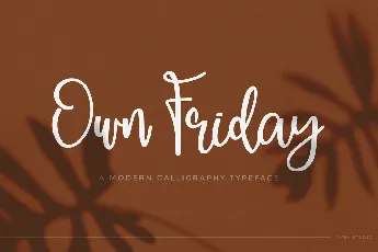 Own Friday font