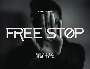 Free Stop Demo font