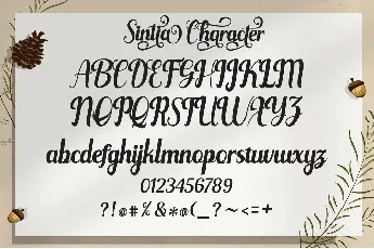 Sintia Sattia font