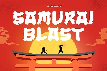 Samurai Blast font