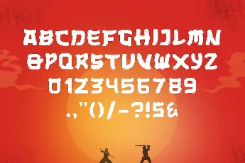 Samurai Blast font