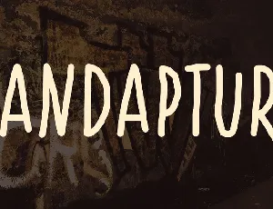 Handapture font