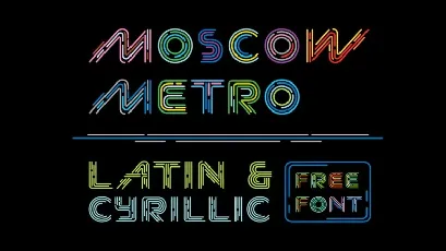 Moscow Metro font