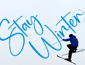 Stay Winter font