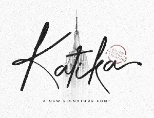 Katika Handwritten font