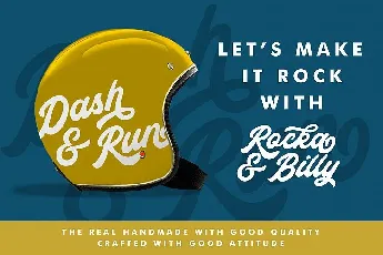 Rocka & Billy Bold Script font