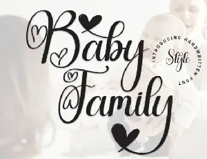 Baby Family Script font