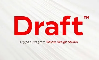 Draft Family Free font