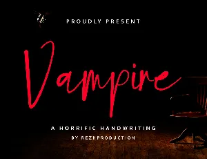 Vampire font