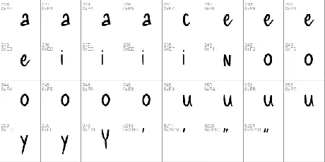 RECALLING font