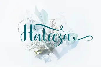 Haleeza font