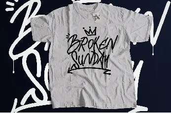 Broken Sunday font