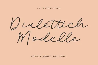 Dialettich Modelle font