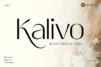 Kalivo font