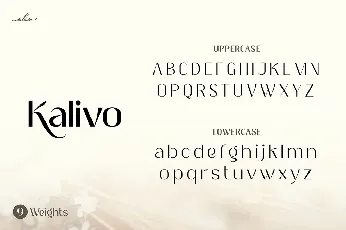 Kalivo font