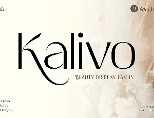 Kalivo font