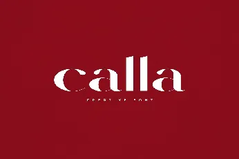 Calla font