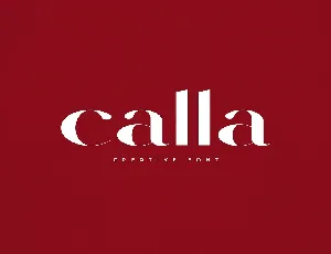 Calla font