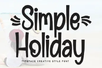 Simple Holiday Display font