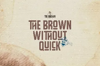 The Brown Typeface font