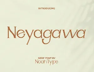 Neyagawa Demo font