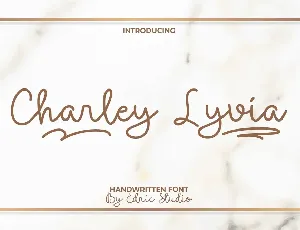 Charley Lyvia Demo font